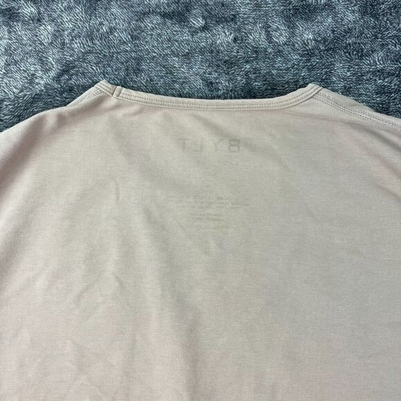 BYLT Drop Cut Shirt Lux Brown Men's *M Long Sleeve Performance Golf - Picture 9 of 10